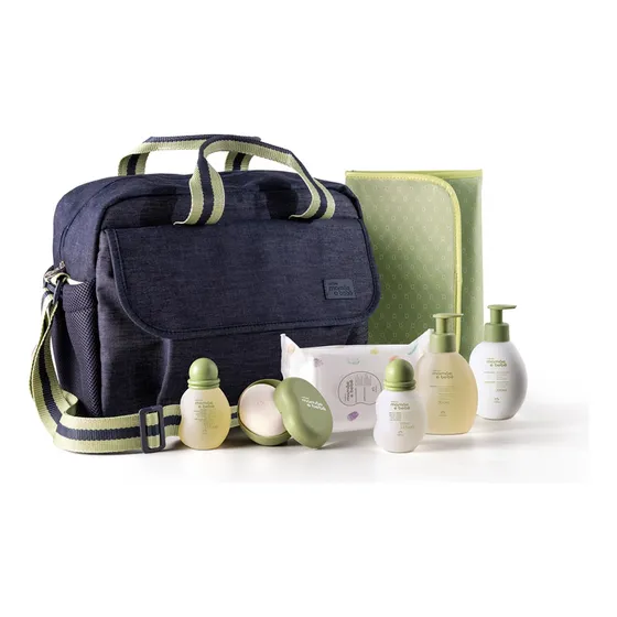 Conjunto Mamãe E Bebê Completo Com Bolsa Com Trocador Natura