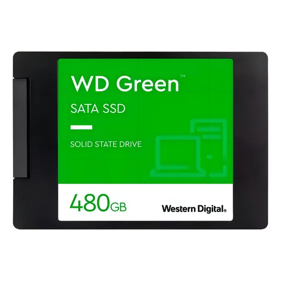 interno Western Digital WD Green WDS480G3G0A 480GB preto