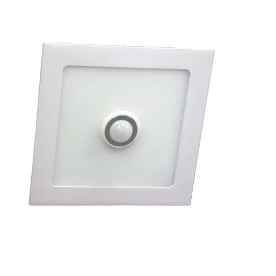 Paflon Led Embutir 12w C/sensor De Presença-branco Quente