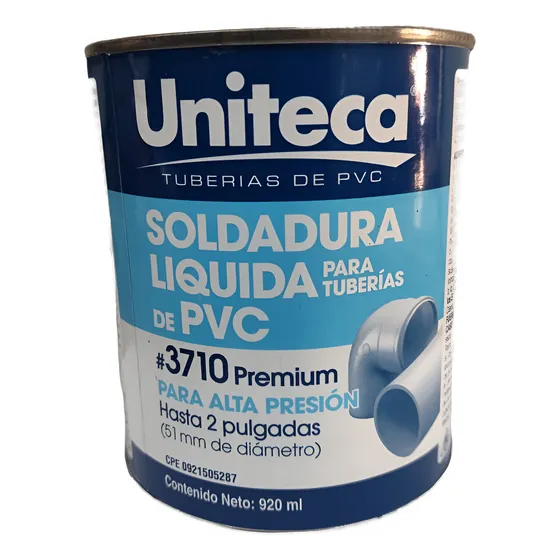 Pega Para Tuberia Pvc Alta Presión Agua Soldadura