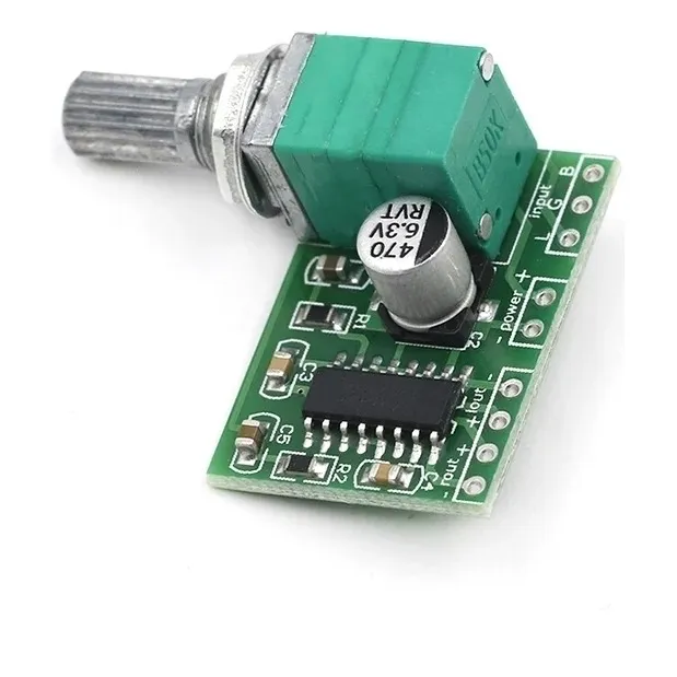 Placa Amplificador 2x 3w Pam8403 Clase D 5v 
