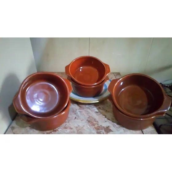 Juego De 6 Ollitas Original Villa Rosa En 75$ Se Venden