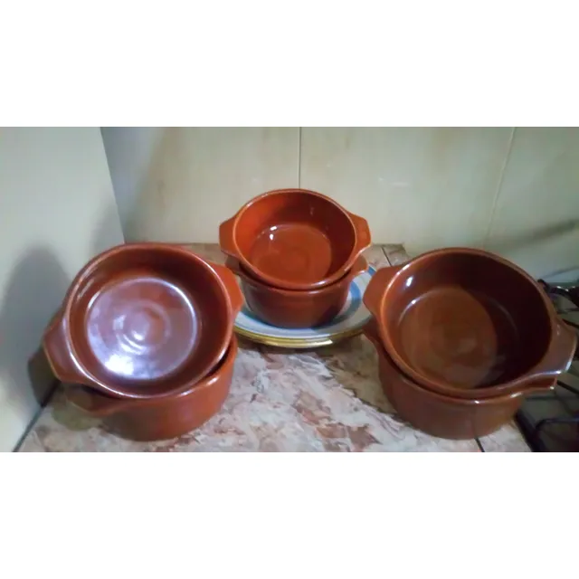 Juego De 6 Ollitas Original Villa Rosa En 75$ Se Venden