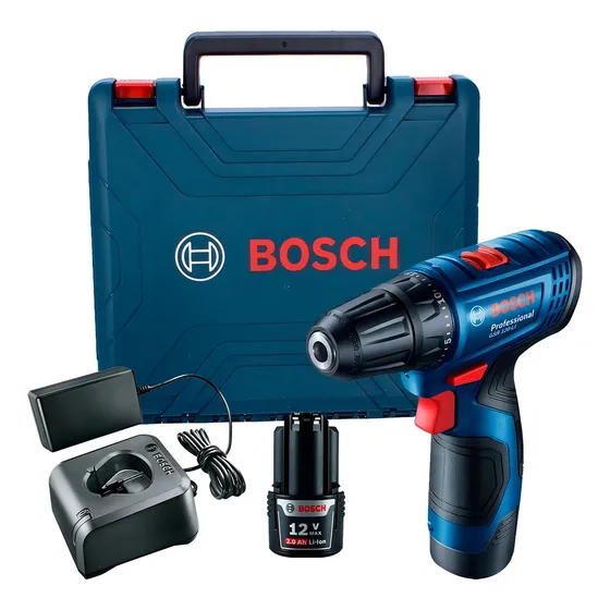 Taladro Atornillador Bosch Gsr 120 Li 12v + Maletín Color Azul
