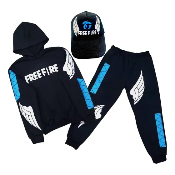 Conjunto Deportivo Y Gorra Angelical De Free Fire