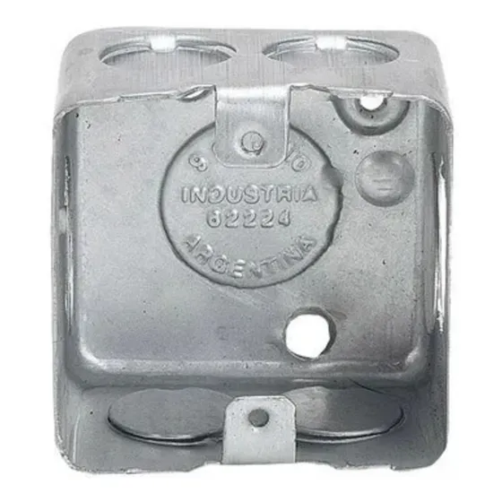 Caja Mignon 5 X 5 Chapa- Pack X 10 Unidades- Color Plateado