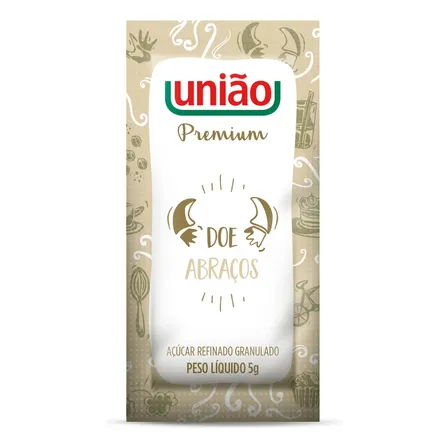 Açúcar União Premium Sachê 1000x5g