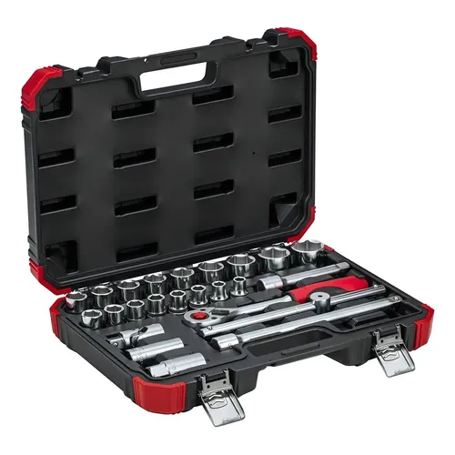 Jogo De Ferramentas Profissional 1/2 E 1/4 109 Pçs - Zenite