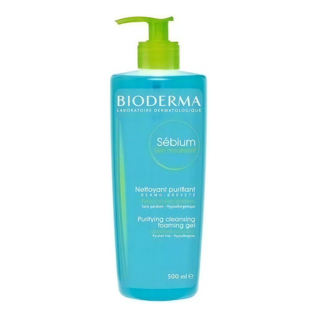 Sebium Gel Moussant Pump Bioderma - Gel De Limpeza 500ml Sebium Gel Moussant Pump Bioderma - Gel De Limpeza 500ml