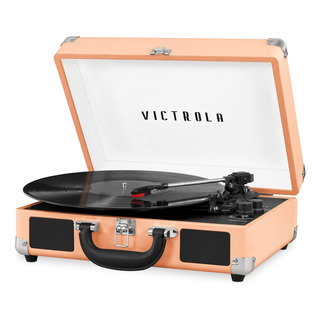 Tocadiscos Vintage Victrola Portatil Bluetooth | Peach Rose Tocadiscos Vintage Victrola Portatil Bluetooth | Peach Rose