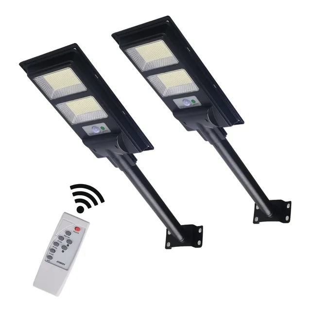 Luz Solar Led 200 Para Exterior Sensor Movimiento Calle