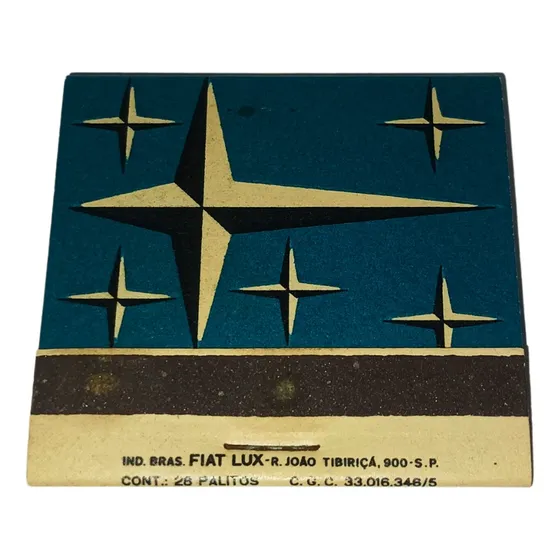Caixa De Fosforos - Jato Puro - Cruzeiro Do Sul - Anos 50