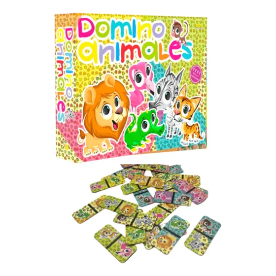 Juego De Mesa Domino Animalitos Didactico Infantil