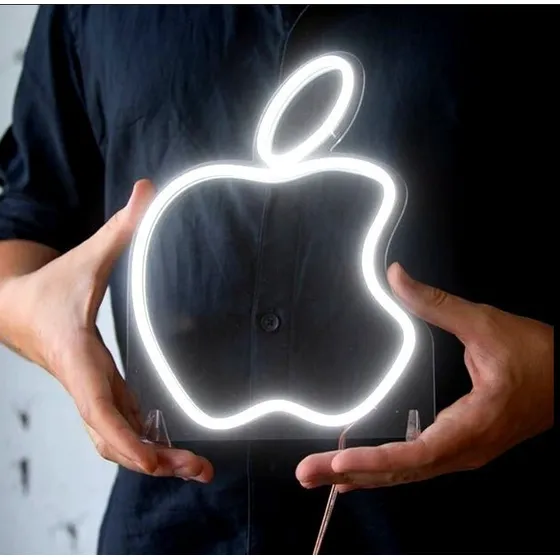 Neon Apple Logo / Maçã Luminoso Neon Led   