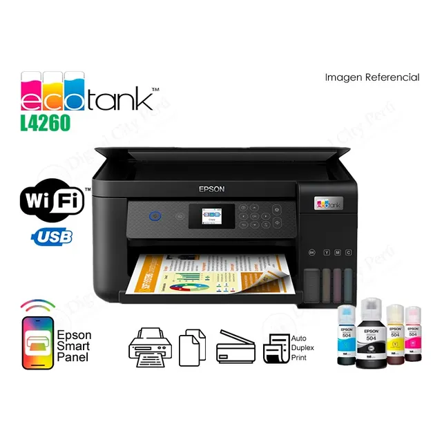Impresora Epson L4260 Multifuncional Duplex Tinta Continua
