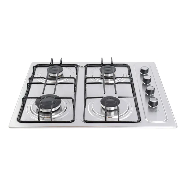 Estufa Empotrar Acero Inoxidable 61x51 Cm Gas Propano 5678 Color Gris Tipo de conexión Gas envasado