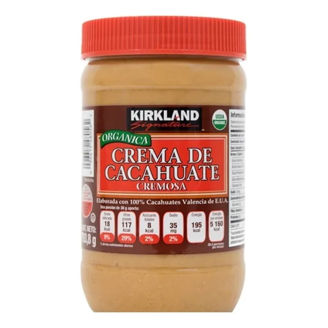 Crema De Cacahuate Organica Cremosa Kirkland 793.8 GR