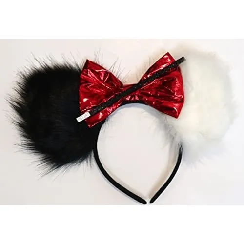 Orejas De Minnie Clgift Cruella, Apiña Tu Color, 101 W5r4q
