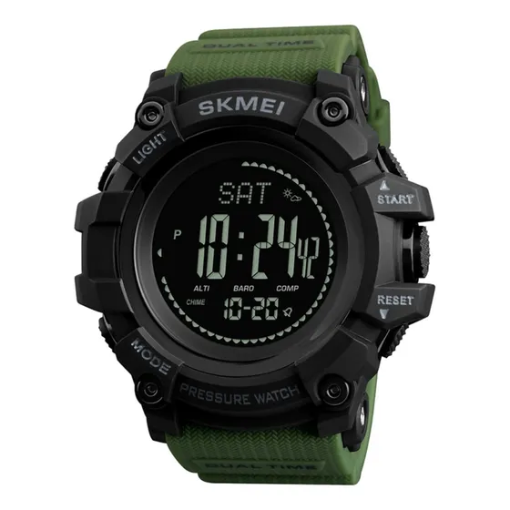 Reloj Pulsera Digital Skmei 1358 Correa de Poliuretano Verde