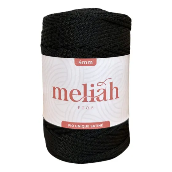 Fio Unique Satiné Poliéster 4mm Meliah Fio Brilho Extr Macio