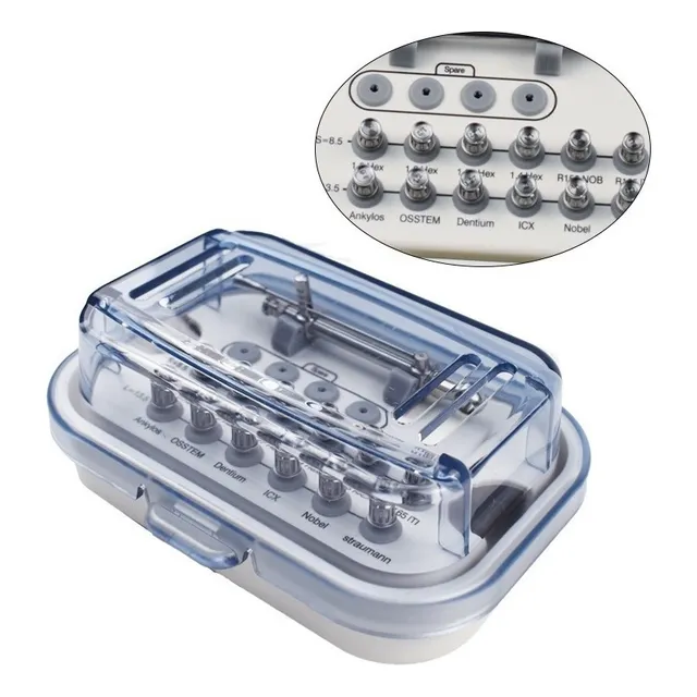 A Conjunto De Chave De Torque Dentária Com 12 Chaves De