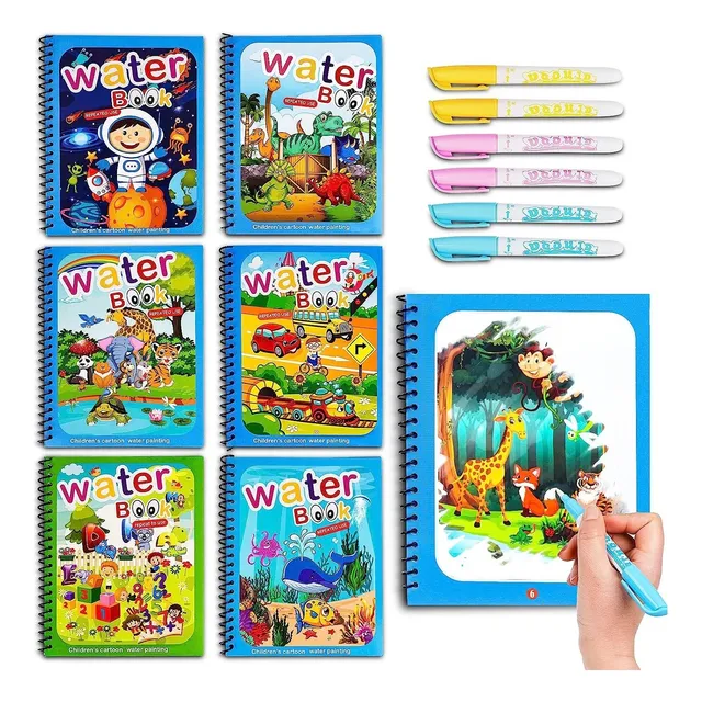 Libro Pintar Water Wow Agua Mellisa Doug Reusable Actividad