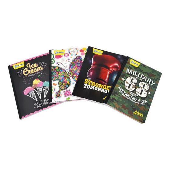 Cuaderno Cosido 100hjs 2 Líneas Económico Andaluz