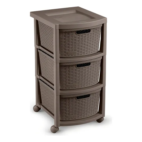 Rimax Cajonera 3 Cajones Color Mocca
