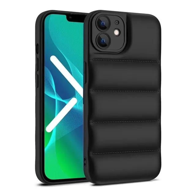 Funda Para iPhone 14 13 12 11 Plus Pro Max Puffer Tpu 