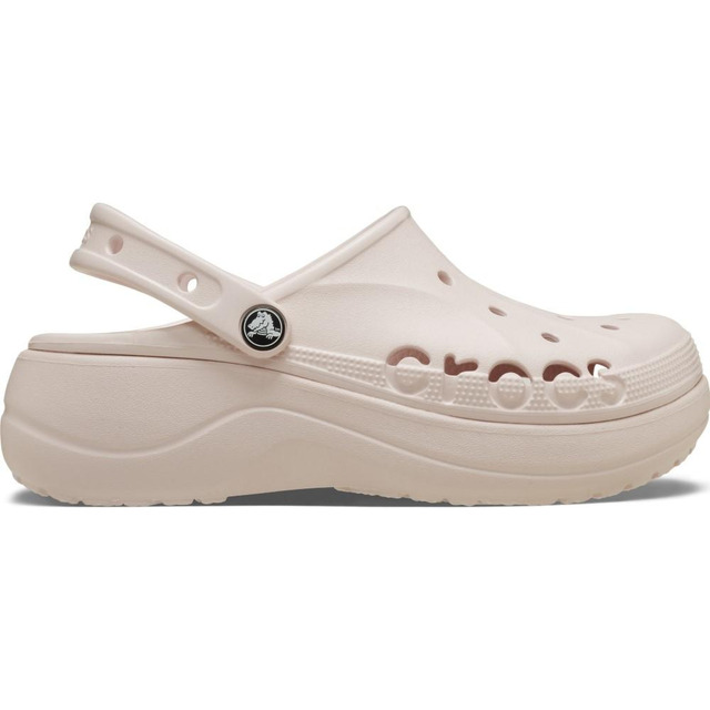 Sandália Crocs Baya Plataform Clog Barely Pink Sandália Crocs Baya Plataform Clog Barely Pink