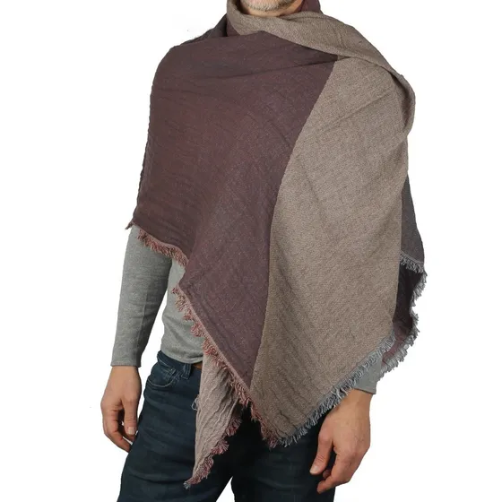 Pashmina Ruana Chalina Mantón Hombre 100% Algodón Importado 