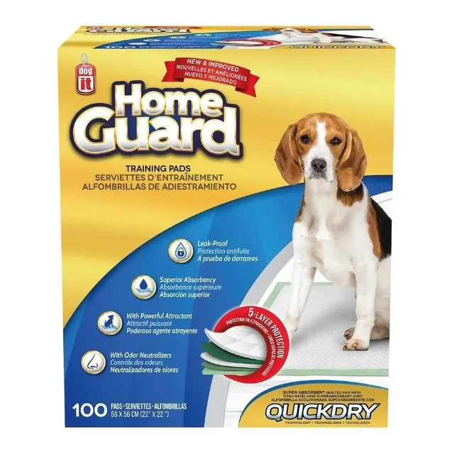 Sabanillas Training Pads Home Guard 100un 56x56 Perro Dog It