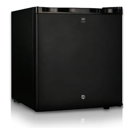 Frigobar Mini Negro 1.6 Pies Capaci 45l Con Llave Avera Fb01