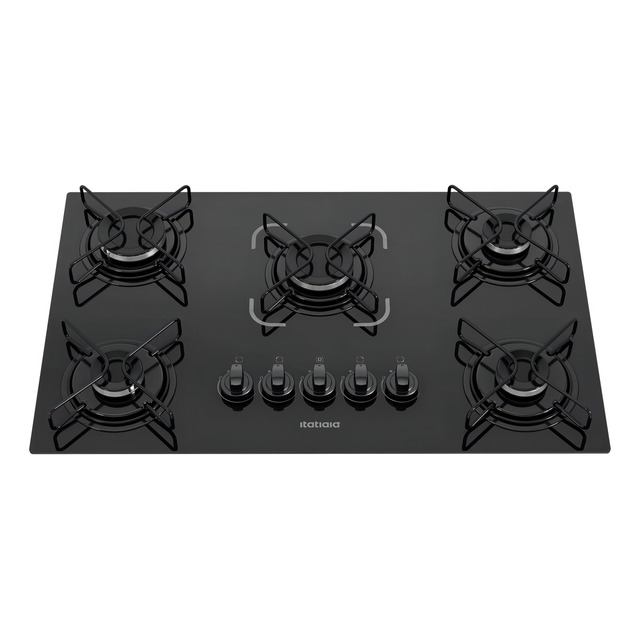 Fogão Cooktop Gás Itatiaia Essencial 5 Ng Bocas Chama Preto Fogão Cooktop Gás Itatiaia Essencial 5 Ng Bocas Chama Preto