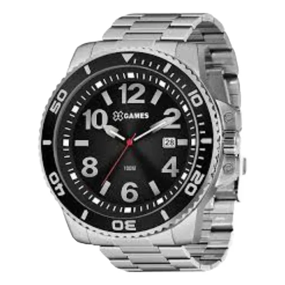 Relógio X-games Xteel Prata Xmss1048-p2sx Masculino 
