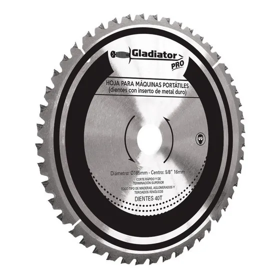 Hoja  De Sierra  6 1/2 -  40 Dientes Neo Ynter Industrial