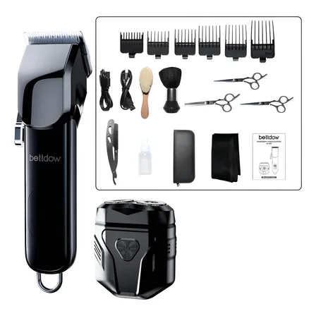 Maquina Cortador De Cabelos Em Barbeador Bettdow 18 Em 1 Cor Preto 127/220v