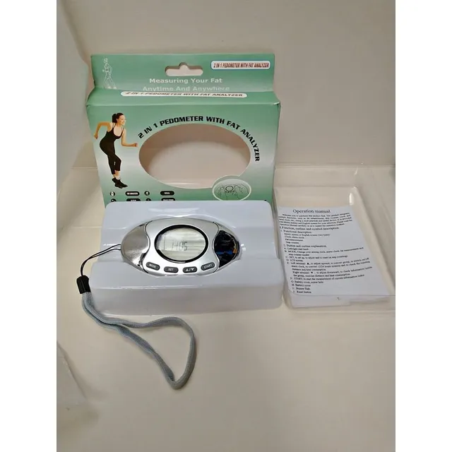 Multifuncional Medidor Grasa Corporal Podómetro Reloj Alarma