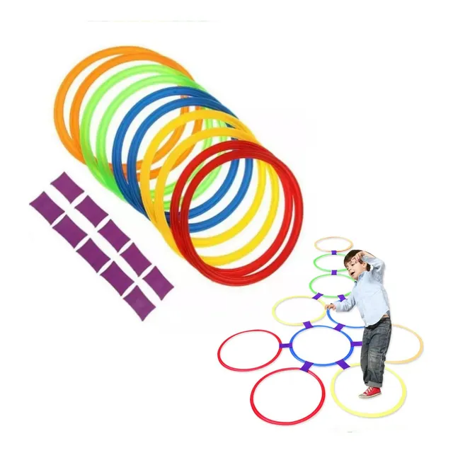 Set 10 Aros De Agilidad 30cm Entrenamiento Deporte Futbol