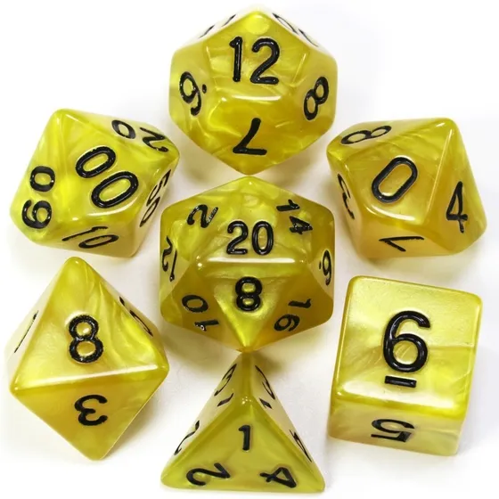 7 Dados Rpg D4 D6 D8 D10 D10% D12 D20 Original + Bolsa