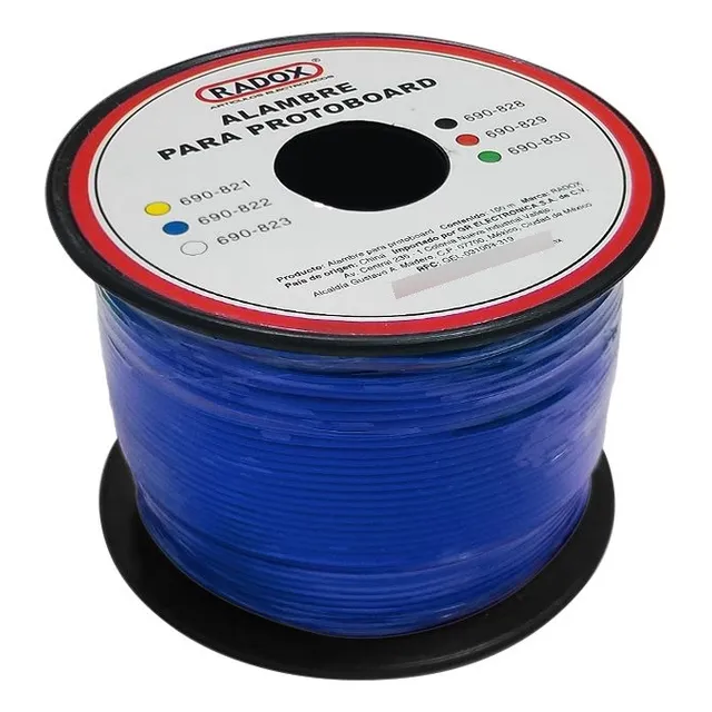 Protoboard Radox Rollo 100m Alambre Estañado