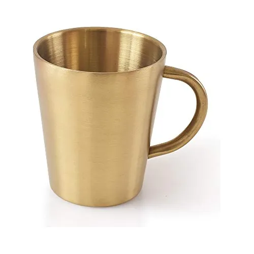 Tazas De Acero Inoxidable De Nueva Tinta Con Manijas, Lf5kq