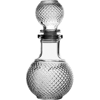 Licorera Mikonos Redonda Grande Cristal 1l Vidrio Botella Licorera Mikonos Redonda Grande Cristal 1l Vidrio Botella
