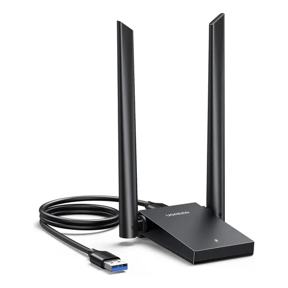 Adaptador Wifi Ugreen Ax1800 Usb Wifi 6 Para Pc De Mesa