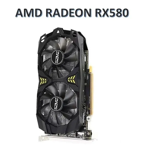 Tarjeta De Video Gráfica Szmz Amd Rx580 8gb 100% Original