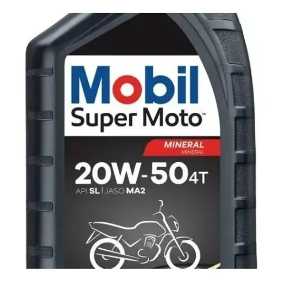 Aceite lubricante mineral para motoT 20W-50, 1 litro