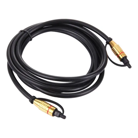 Cable Fibra Óptica Audio Digital  Toslink 2 Metros