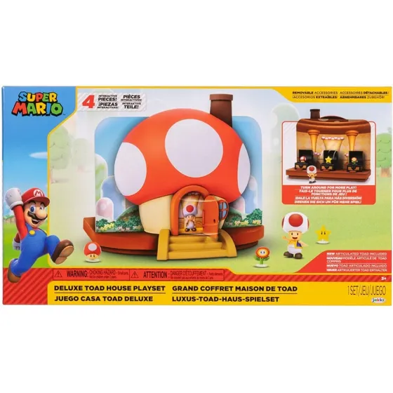 Juego De Casa Toad Deluxe Mario Bros 
