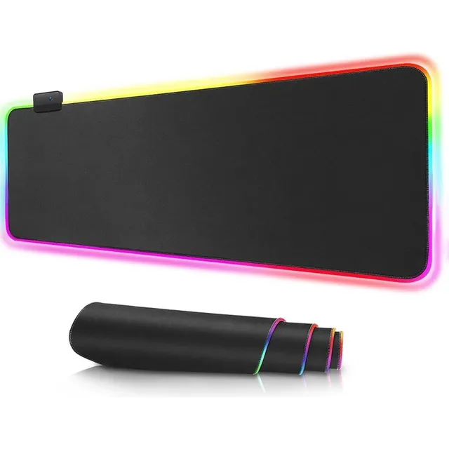 Mouse Pad Gamer Rgb Tapete Largo Desk Escritorios 80x30 Xxl