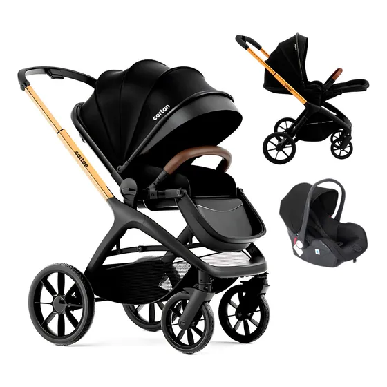 Cochecito De Bebe Con Huevito Convertible Premium Cartan